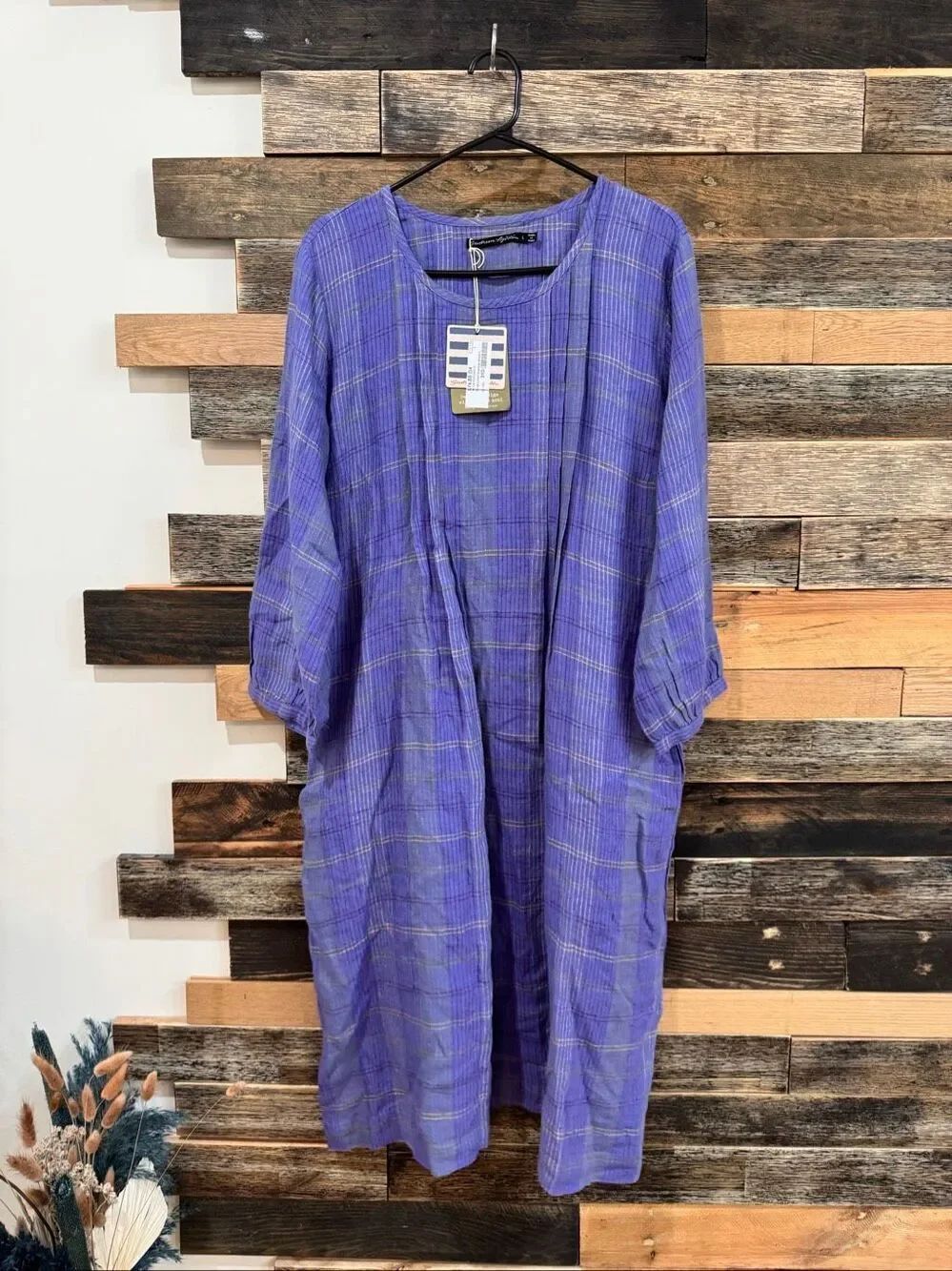 Gudrun Sjoden nwt dress boho oversized sz L